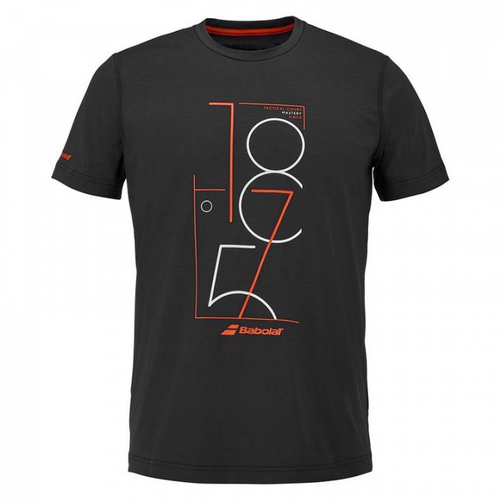 Babolat Exercise Graphic Tee Black
